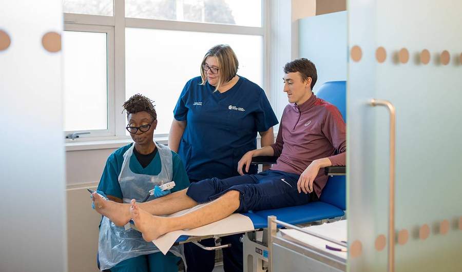 YouTube Thumbnail - BSc Podiatry Teaching Scenario